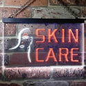 ADVPRO Skin Care Beauty Salon Dual Color LED Neon Sign st6-i0051 - White & Orange