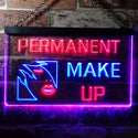 ADVPRO Permanent Make Up Dual Color LED Neon Sign st6-i0052 - Blue & Red