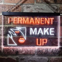 ADVPRO Permanent Make Up Dual Color LED Neon Sign st6-i0052 - White & Orange