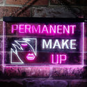 ADVPRO Permanent Make Up Dual Color LED Neon Sign st6-i0052 - White & Purple