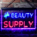 ADVPRO Beauty Supply Shop Dual Color LED Neon Sign st6-i0057 - Blue & Red