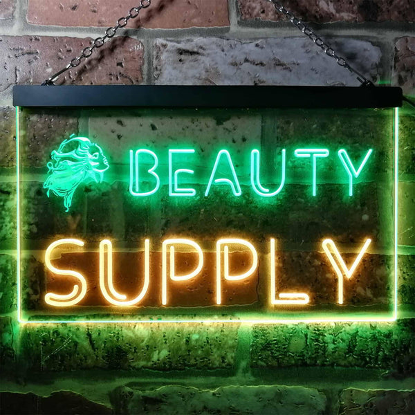 ADVPRO Beauty Supply Shop Dual Color LED Neon Sign st6-i0057 - Green & Yellow