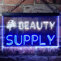 ADVPRO Beauty Supply Shop Dual Color LED Neon Sign st6-i0057 - White & Blue