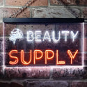 ADVPRO Beauty Supply Shop Dual Color LED Neon Sign st6-i0057 - White & Orange