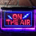 ADVPRO On The Air Studio Recording Display Dual Color LED Neon Sign st6-i0066 - Blue & Red