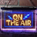 ADVPRO On The Air Studio Recording Display Dual Color LED Neon Sign st6-i0066 - Blue & Yellow