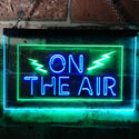 ADVPRO On The Air Studio Recording Display Dual Color LED Neon Sign st6-i0066 - Green & Blue