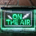 ADVPRO On The Air Studio Recording Display Dual Color LED Neon Sign st6-i0066 - White & Green
