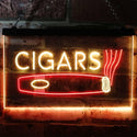 ADVPRO Cigars Room Shop VIP Dual Color LED Neon Sign st6-i0073 - Red & Yellow