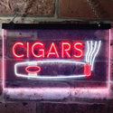 ADVPRO Cigars Room Shop VIP Dual Color LED Neon Sign st6-i0073 - White & Red