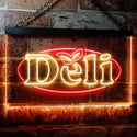 ADVPRO Deli Cafe Dual Color LED Neon Sign st6-i0077 - Red & Yellow
