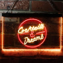 ADVPRO Cocktails & Dreams Bar Decoration Dual Color LED Neon Sign st6-i0079 - Red & Yellow