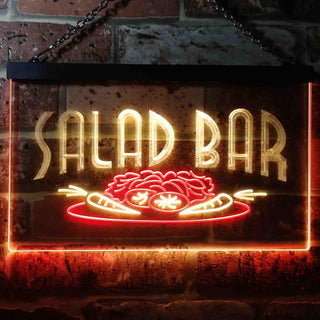 ADVPRO Salad Bar Dual Color LED Neon Sign st6-i0089 - Red & Yellow