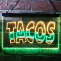 ADVPRO Mexican Tacos Restaurant Bar Dual Color LED Neon Sign st6-i0093 - Green & Yellow