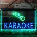 ADVPRO Karaoke Bar Dual Color LED Neon Sign st6-i0099 - Green & Blue