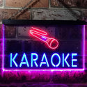 ADVPRO Karaoke Bar Dual Color LED Neon Sign st6-i0099 - Red & Blue