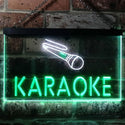 ADVPRO Karaoke Bar Dual Color LED Neon Sign st6-i0099 - White & Green