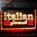 ADVPRO Italian Food Dual Color LED Neon Sign st6-i0114 - Red & Yellow