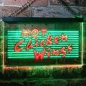 ADVPRO Hot Chicken Wings Dual Color LED Neon Sign st6-i0122 - Green & Red