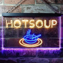 ADVPRO Hot Soup Dual Color LED Neon Sign st6-i0125 - Blue & Yellow