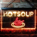 ADVPRO Hot Soup Dual Color LED Neon Sign st6-i0125 - Red & Yellow