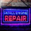 ADVPRO Small Engine Repair Dual Color LED Neon Sign st6-i0134 - Blue & Red