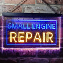 ADVPRO Small Engine Repair Dual Color LED Neon Sign st6-i0134 - Blue & Yellow