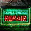 ADVPRO Small Engine Repair Dual Color LED Neon Sign st6-i0134 - Green & Red
