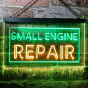 ADVPRO Small Engine Repair Dual Color LED Neon Sign st6-i0134 - Green & Yellow