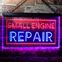 ADVPRO Small Engine Repair Dual Color LED Neon Sign st6-i0134 - Red & Blue