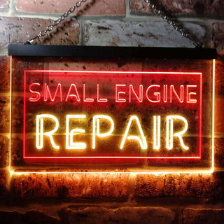 ADVPRO Small Engine Repair Dual Color LED Neon Sign st6-i0134 - Red & Yellow
