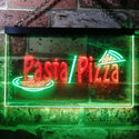 ADVPRO Pasta Pizza Shop Dual Color LED Neon Sign st6-i0136 - Green & Red