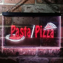 ADVPRO Pasta Pizza Shop Dual Color LED Neon Sign st6-i0136 - White & Red