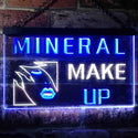 ADVPRO Mineral Make Up Beauty Salon Dual Color LED Neon Sign st6-i0215 - White & Blue