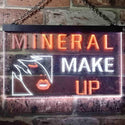 ADVPRO Mineral Make Up Beauty Salon Dual Color LED Neon Sign st6-i0215 - White & Orange