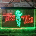 ADVPRO Tiki Bar Wajome Hula Dancer Dual Color LED Neon Sign st6-i0224 - Green & Red