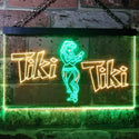 ADVPRO Tiki Bar Wajome Hula Dancer Dual Color LED Neon Sign st6-i0224 - Green & Yellow