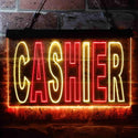ADVPRO Cashier Illuminated Dual Color LED Neon Sign st6-i0246 - Red & Yellow