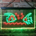 ADVPRO Aquarium Goldfish Dual Color LED Neon Sign st6-i0271 - Green & Red