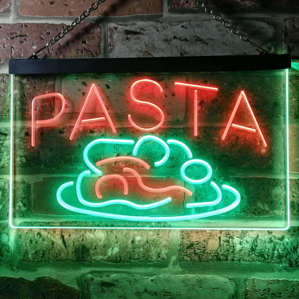 ADVPRO Pasta Cafe Dual Color LED Neon Sign st6-i0304 - Green & Red