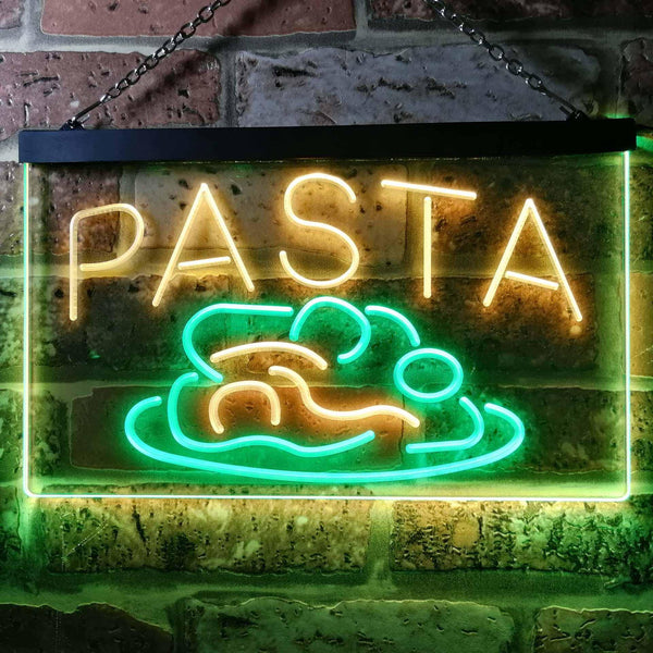 ADVPRO Pasta Cafe Dual Color LED Neon Sign st6-i0304 - Green & Yellow
