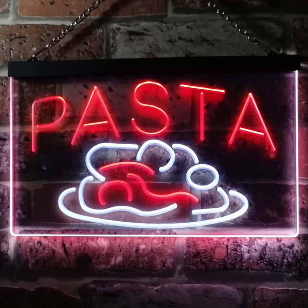 ADVPRO Pasta Cafe Dual Color LED Neon Sign st6-i0304 - White & Red