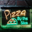 ADVPRO Pizza by The Slice Shop Display Dual Color LED Neon Sign st6-i0306 - Green & Yellow