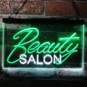 ADVPRO Beauty Salon Facial Waxing Display Dual Color LED Neon Sign st6-i0308 - White & Green