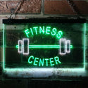 ADVPRO Fitness Center Gym Room Weight Train Dual Color LED Neon Sign st6-i0313 - White & Green