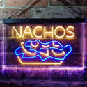 ADVPRO Nachos Cafe Dual Color LED Neon Sign st6-i0314 - Blue & Yellow