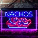 ADVPRO Nachos Cafe Dual Color LED Neon Sign st6-i0314 - Red & Blue