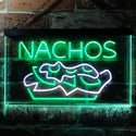 ADVPRO Nachos Cafe Dual Color LED Neon Sign st6-i0314 - White & Green