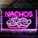 ADVPRO Nachos Cafe Dual Color LED Neon Sign st6-i0314 - White & Purple