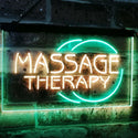 ADVPRO Massage Therapy Business Display Dual Color LED Neon Sign st6-i0315 - Green & Yellow